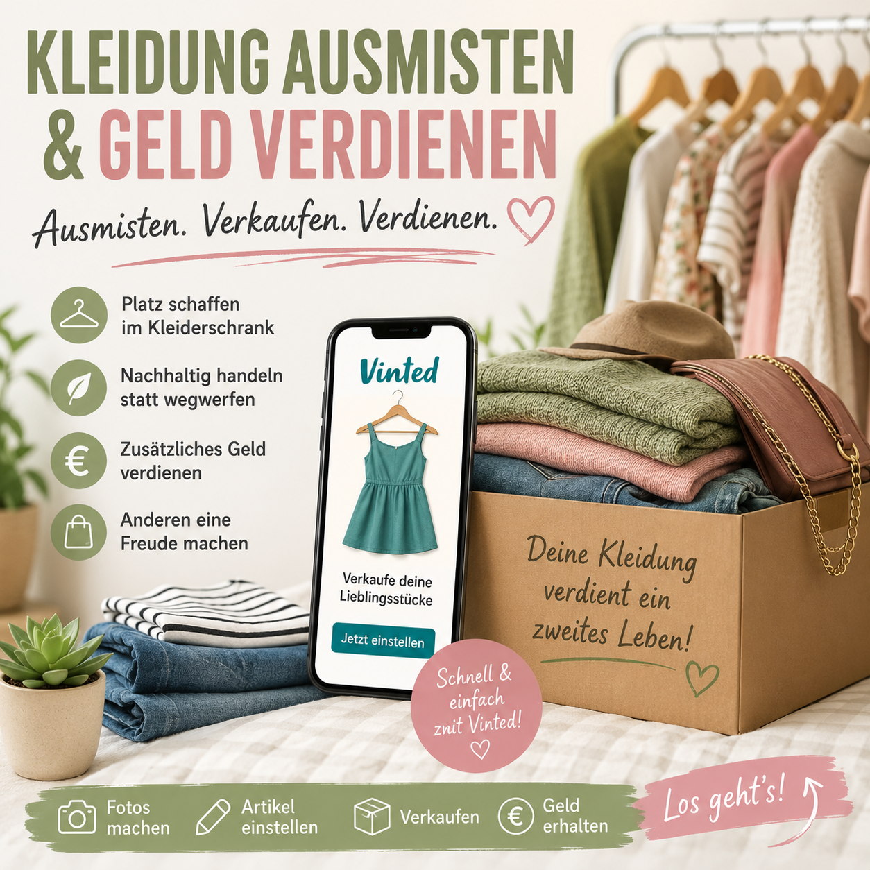 Mit Vinted Geld verdienen